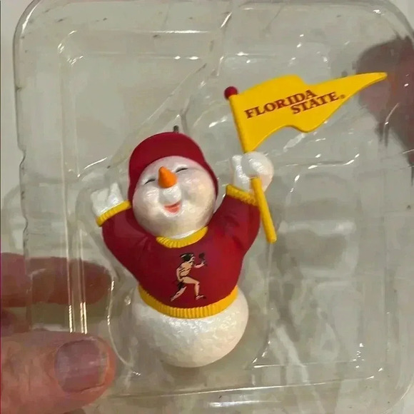 Hallmark Keepsake Ornament Collegiate Collection Snowman Florida State ornament - Picture 2 of 2
